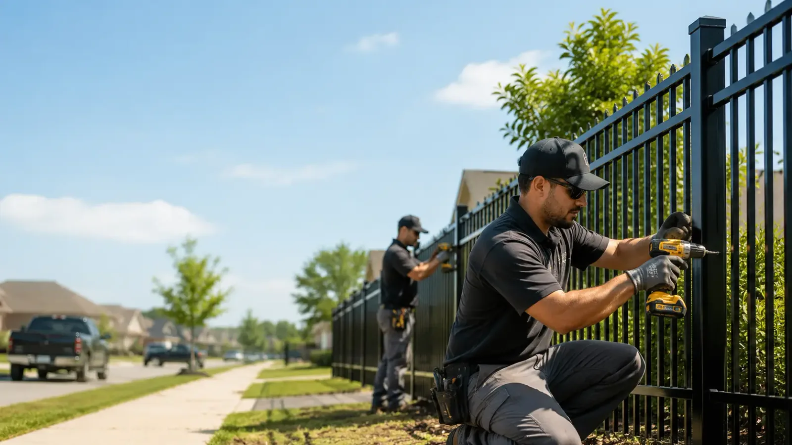 Metal Fence Installation in Vandiver, AL